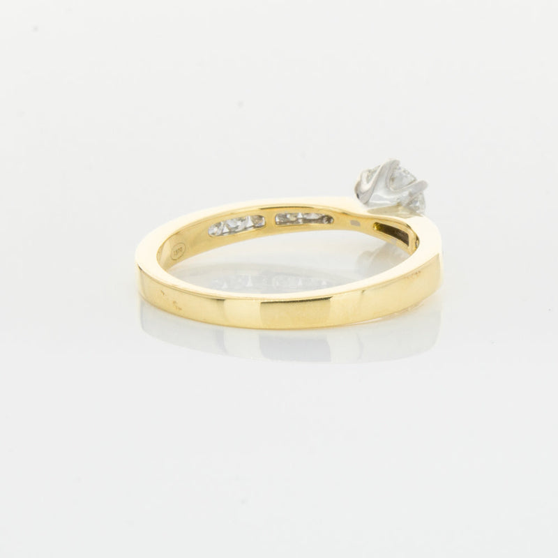 18ct Yellow Gold .50ct Diamond Avalon Ring-Ring-Walker & Hall