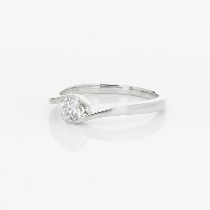 Platinum Diamond Embrace Ring-Ring-Walker & Hall