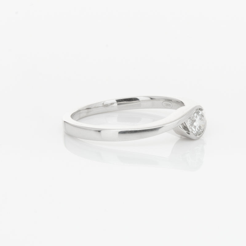Platinum Diamond Embrace Ring-Ring-Walker & Hall
