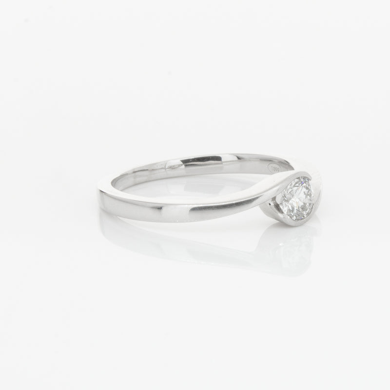 Platinum Diamond Embrace Ring-Ring-Walker & Hall