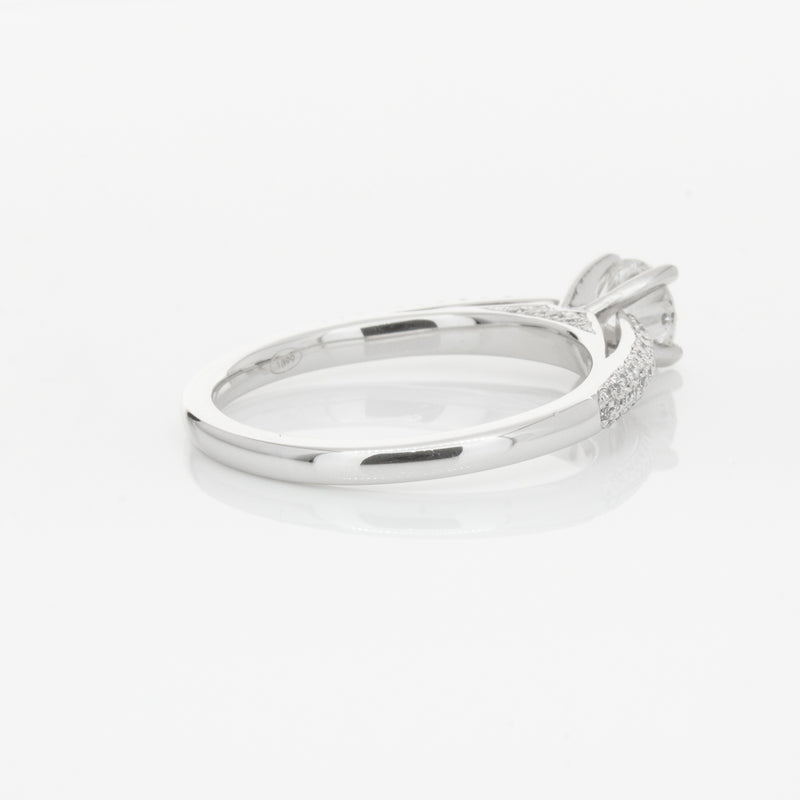 18ct White Gold .50ct Diamond Ring-Ring-Walker & Hall