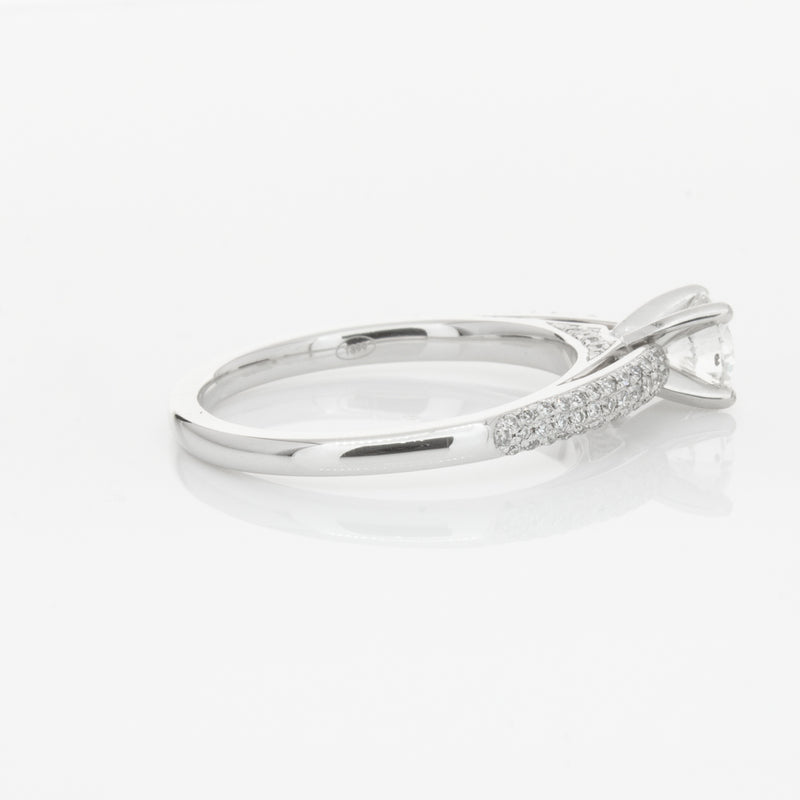 18ct White Gold .50ct Diamond Ring-Ring-Walker & Hall
