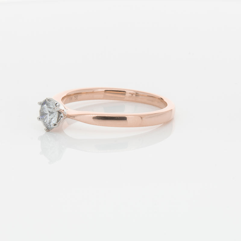 18ct Rose Gold .50ct Diamond Nova Ring-Ring-Walker & Hall
