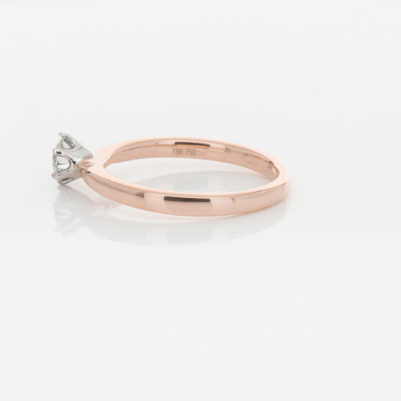 18ct Rose Gold .50ct Diamond Nova Ring-Ring-Walker & Hall