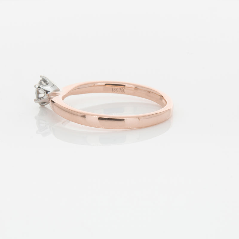 18ct Rose Gold .50ct Diamond Nova Ring-Ring-Walker & Hall