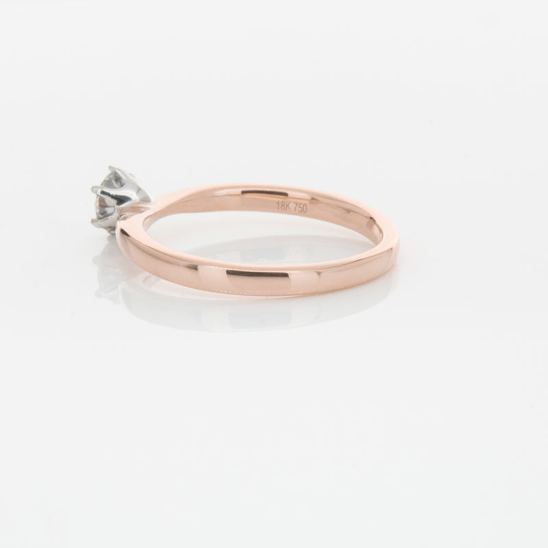 18ct Rose Gold .50ct Diamond Nova Ring-Ring-Walker & Hall