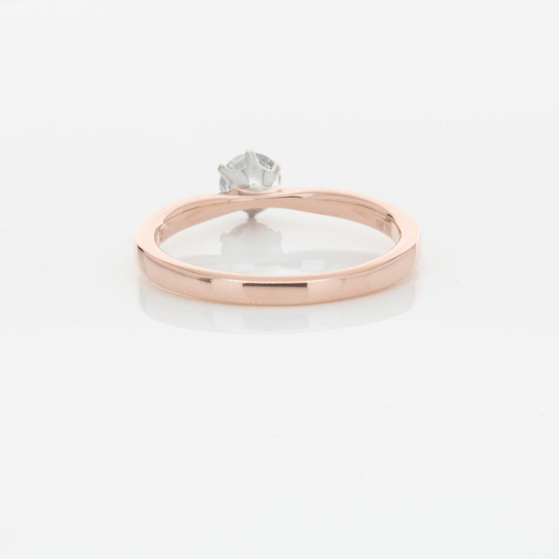 18ct Rose Gold .50ct Diamond Nova Ring-Ring-Walker & Hall