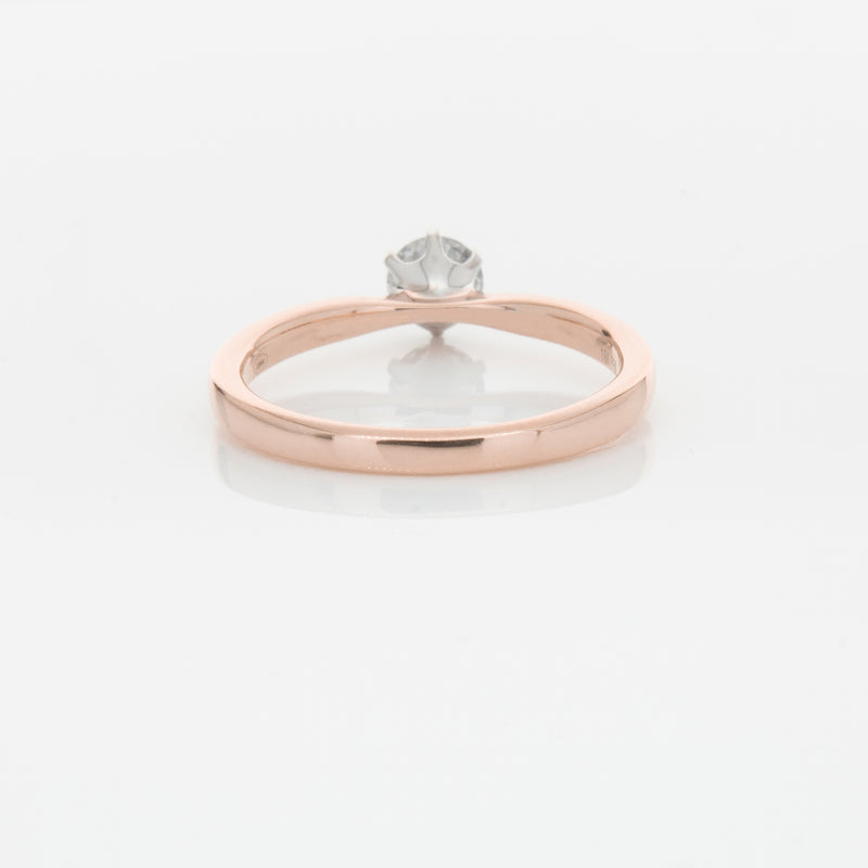 18ct Rose Gold .50ct Diamond Nova Ring-Ring-Walker & Hall