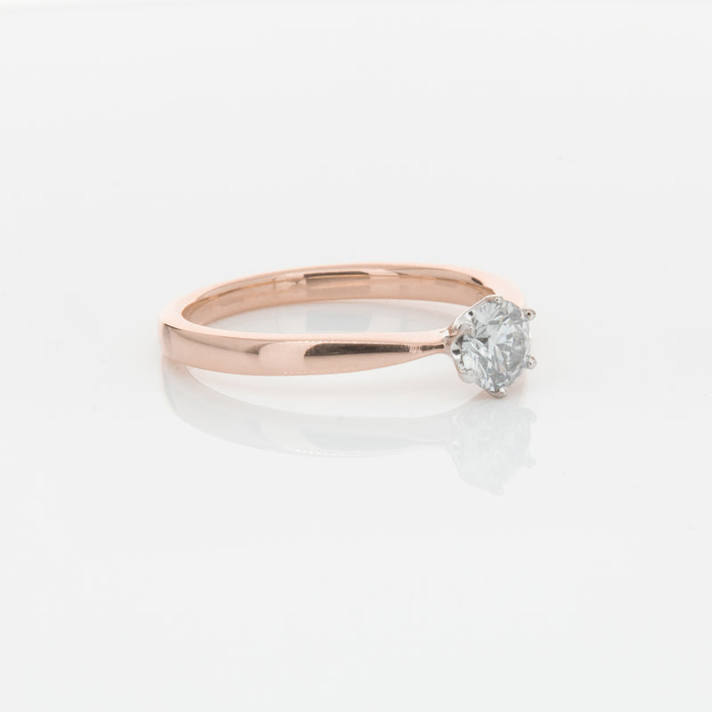 18ct Rose Gold .50ct Diamond Nova Ring-Ring-Walker & Hall