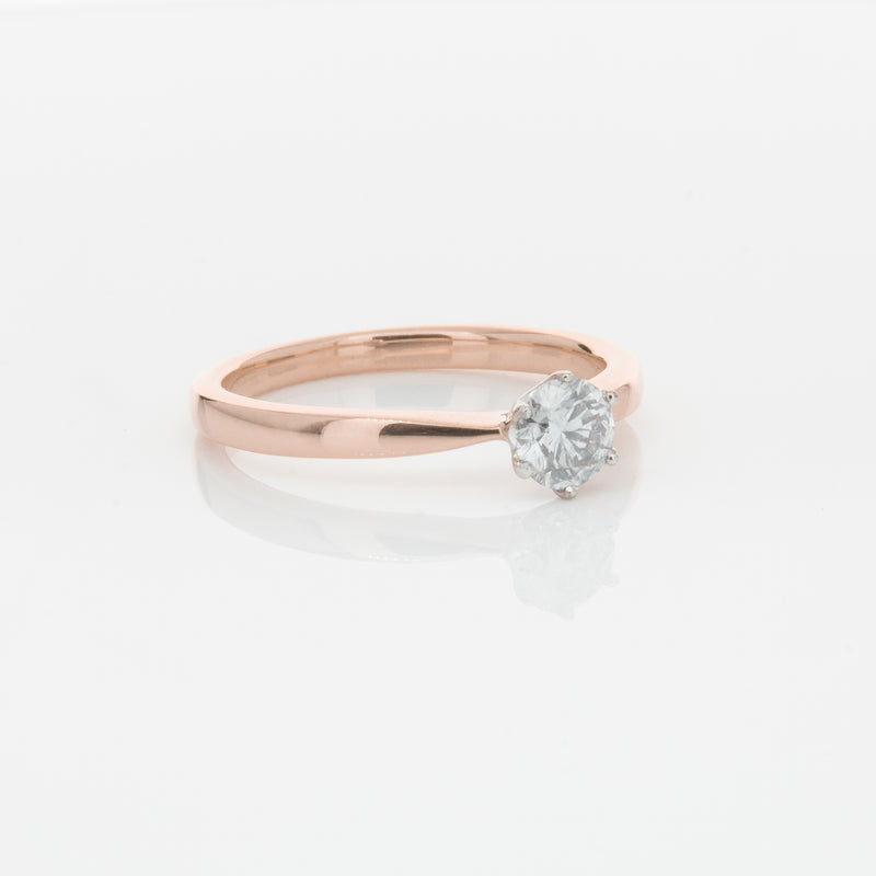 18ct Rose Gold .50ct Diamond Nova Ring-Ring-Walker & Hall