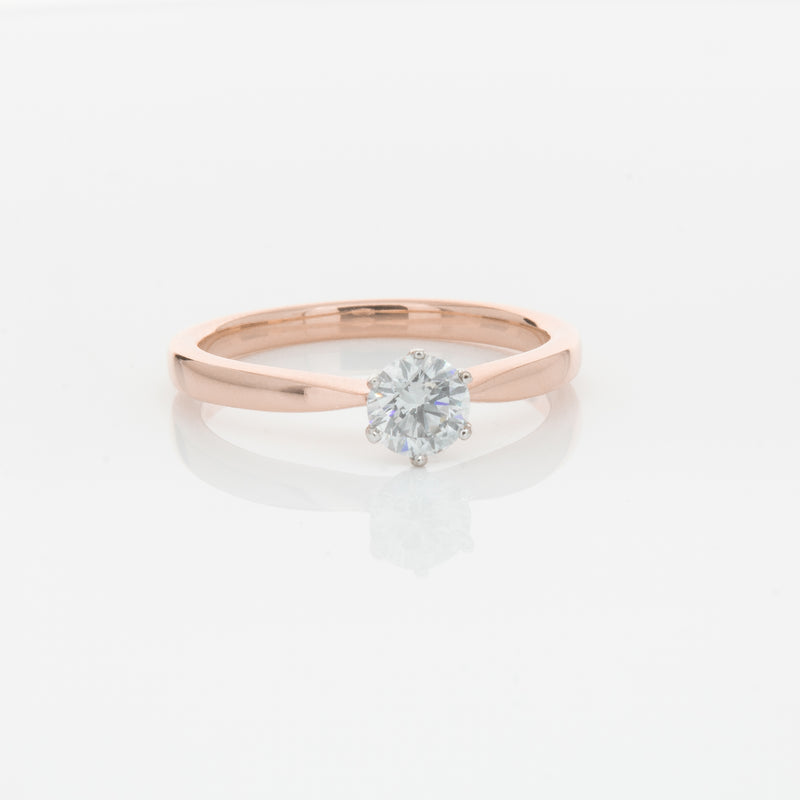 18ct Rose Gold .50ct Diamond Nova Ring-Ring-Walker & Hall