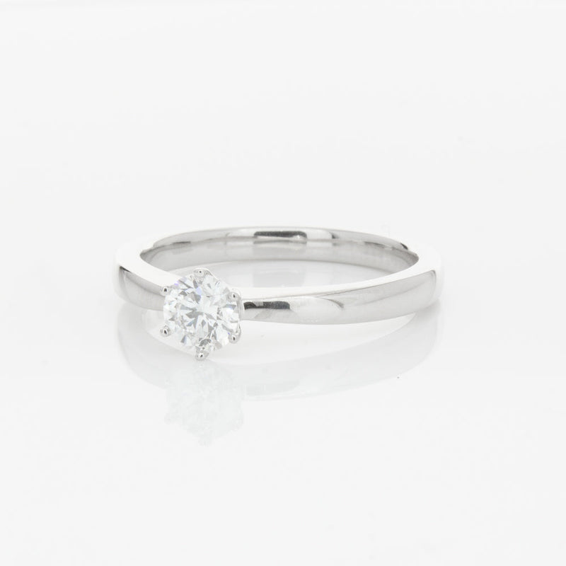 18ct White Gold .31ct Diamond Nova Ring-Ring-Walker & Hall