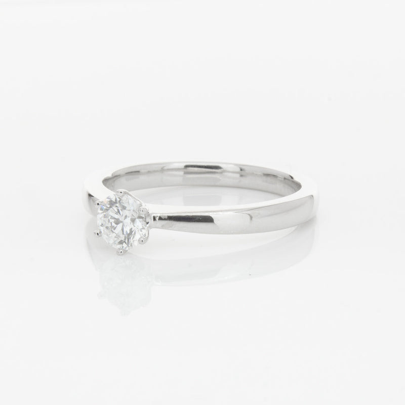18ct White Gold .31ct Diamond Nova Ring-Ring-Walker & Hall