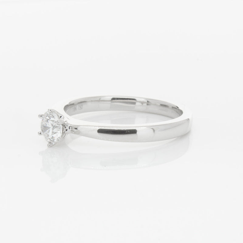 18ct White Gold .31ct Diamond Nova Ring-Ring-Walker & Hall