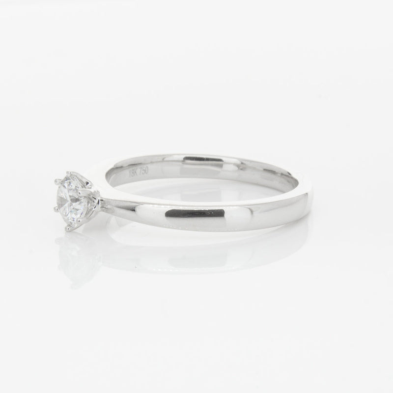 18ct White Gold .31ct Diamond Nova Ring-Ring-Walker & Hall