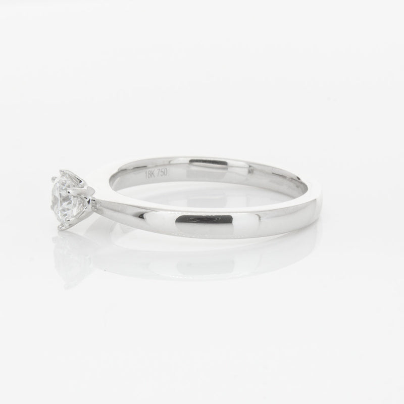 18ct White Gold .31ct Diamond Nova Ring-Ring-Walker & Hall