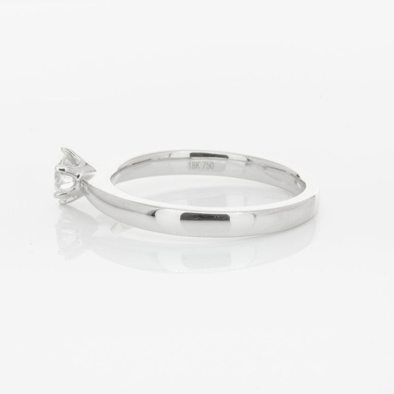 18ct White Gold .31ct Diamond Nova Ring-Ring-Walker & Hall