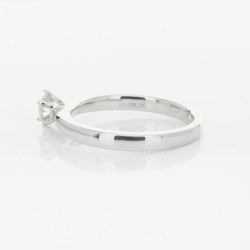 18ct White Gold .31ct Diamond Nova Ring-Ring-Walker & Hall