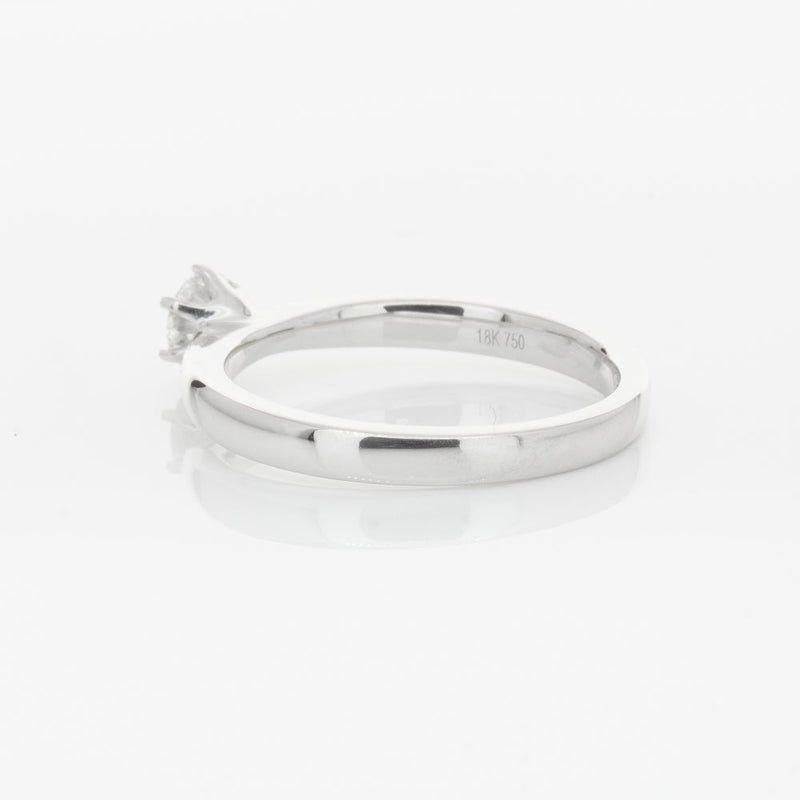18ct White Gold .31ct Diamond Nova Ring-Ring-Walker & Hall