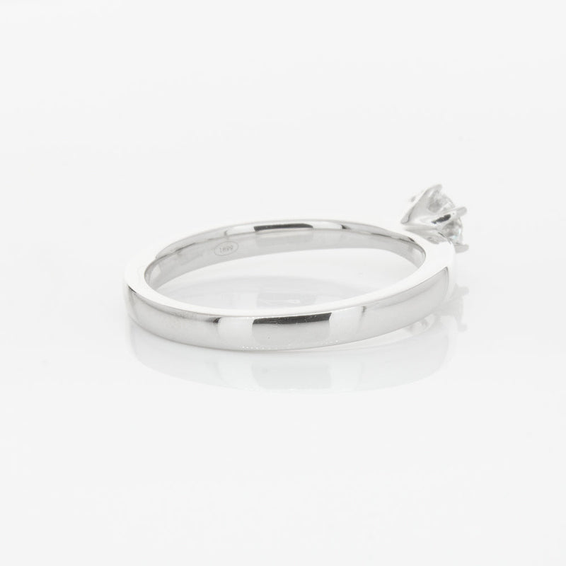 18ct White Gold .31ct Diamond Nova Ring-Ring-Walker & Hall