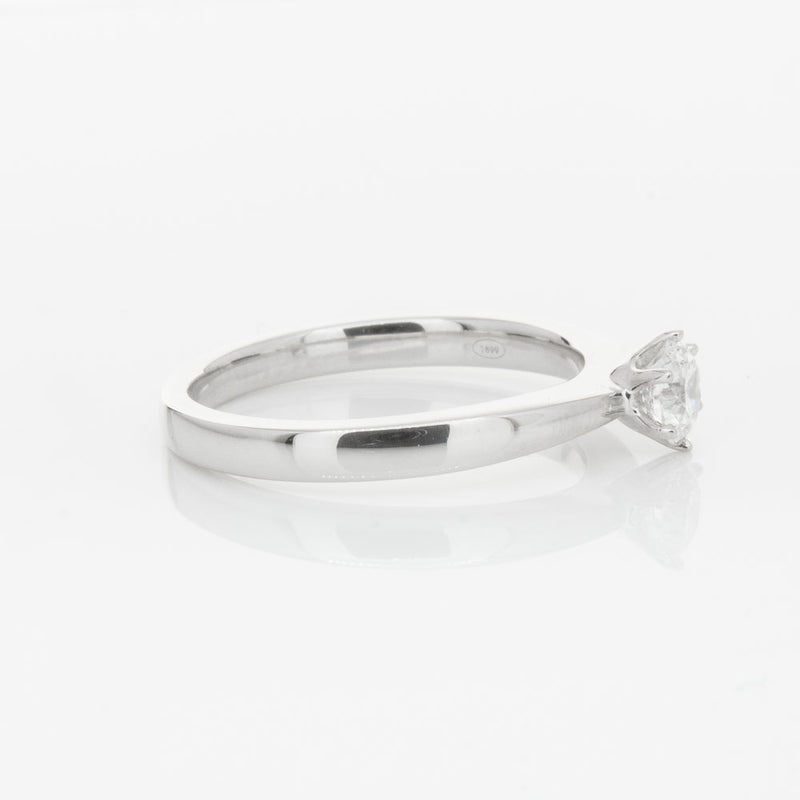 18ct White Gold .35ct Diamond Nova Ring-Ring-Walker & Hall