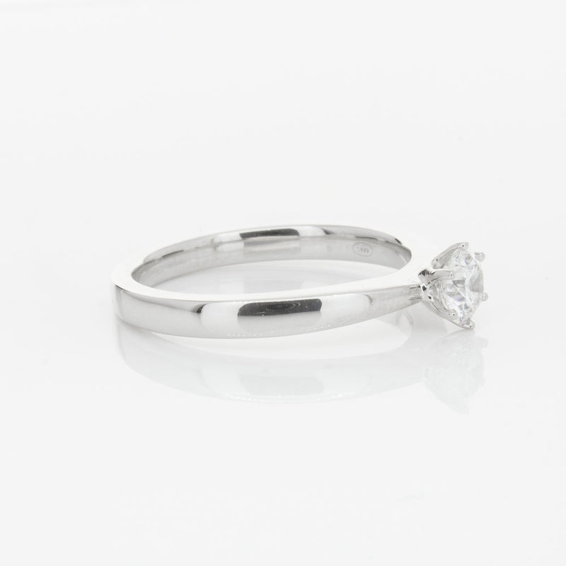 18ct White Gold .31ct Diamond Nova Ring-Ring-Walker & Hall