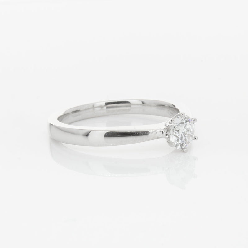 18ct White Gold .31ct Diamond Nova Ring-Ring-Walker & Hall