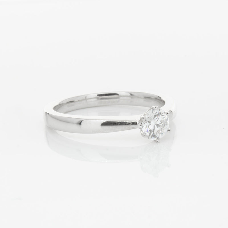 18ct White Gold .35ct Diamond Nova Ring-Ring-Walker & Hall