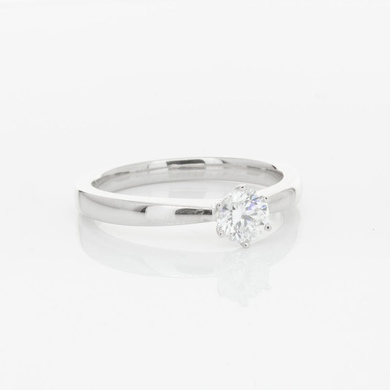 18ct White Gold .31ct Diamond Nova Ring-Ring-Walker & Hall