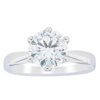 18ct White Gold 2.01ct Diamond Nova Ring-Ring-Walker & Hall