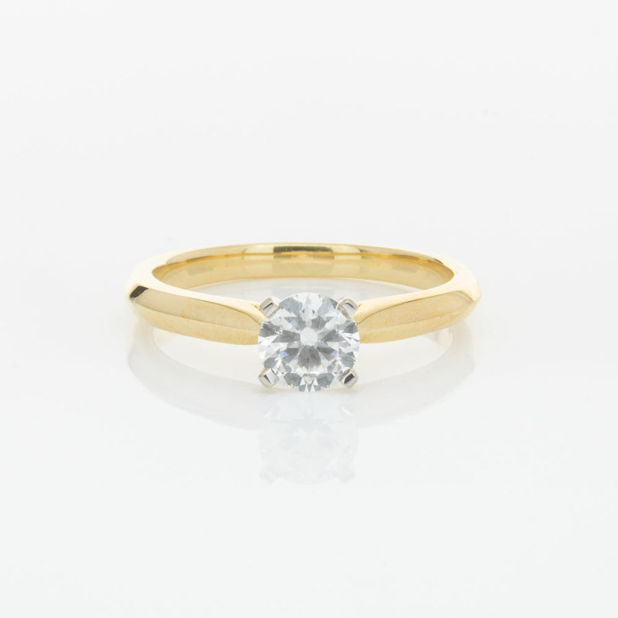 18ct Yellow Gold .70ct Diamond Venetian Ring-Ring-Walker & Hall