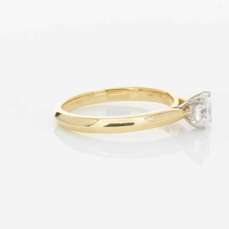 18ct Yellow Gold .70ct Diamond Venetian Ring-Ring-Walker & Hall