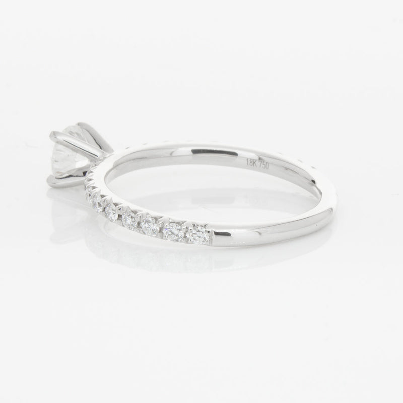 18ct White Gold .51ct Diamond Comet Ring-Ring-Walker & Hall