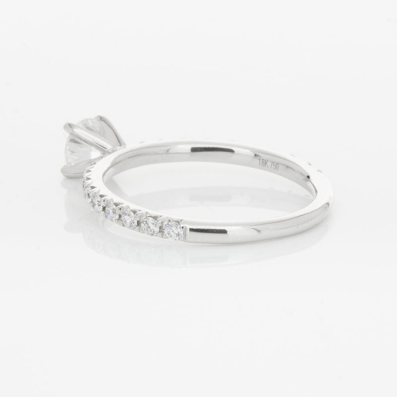 18ct White Gold .50ct Diamond Comet Ring-Ring-Walker & Hall