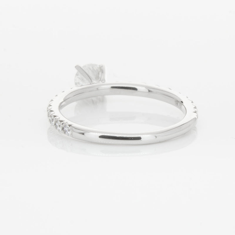 18ct White Gold .51ct Diamond Comet Ring-Ring-Walker & Hall