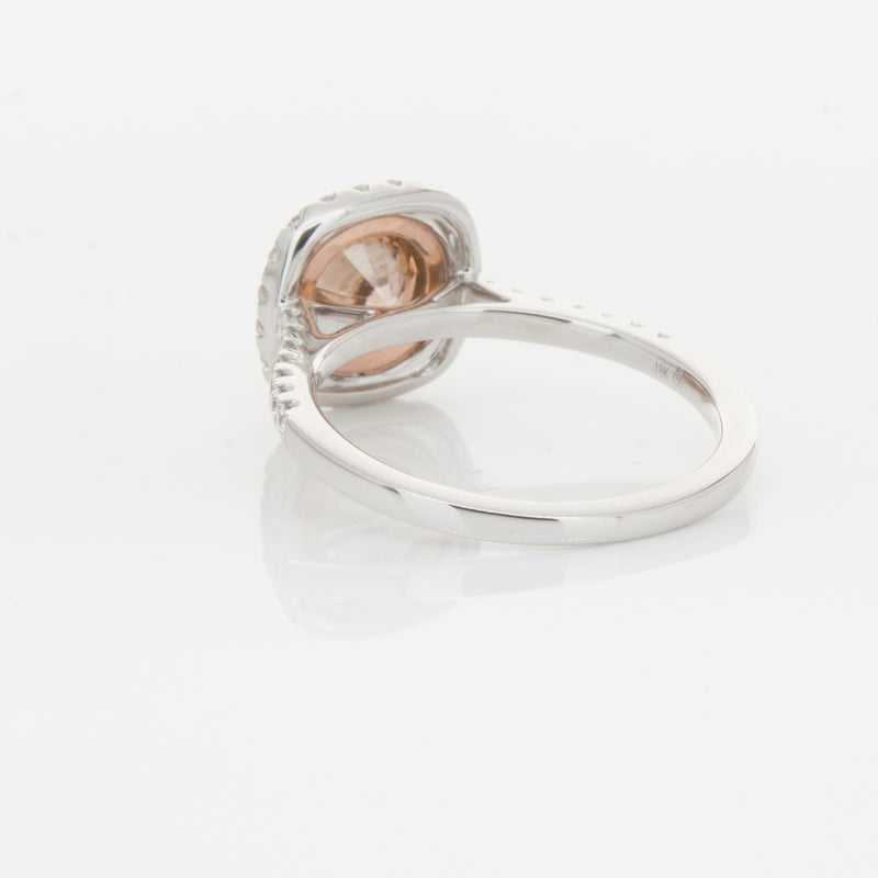 18ct White Gold 1.12ct Cognac Diamond Ring-Ring-Walker & Hall