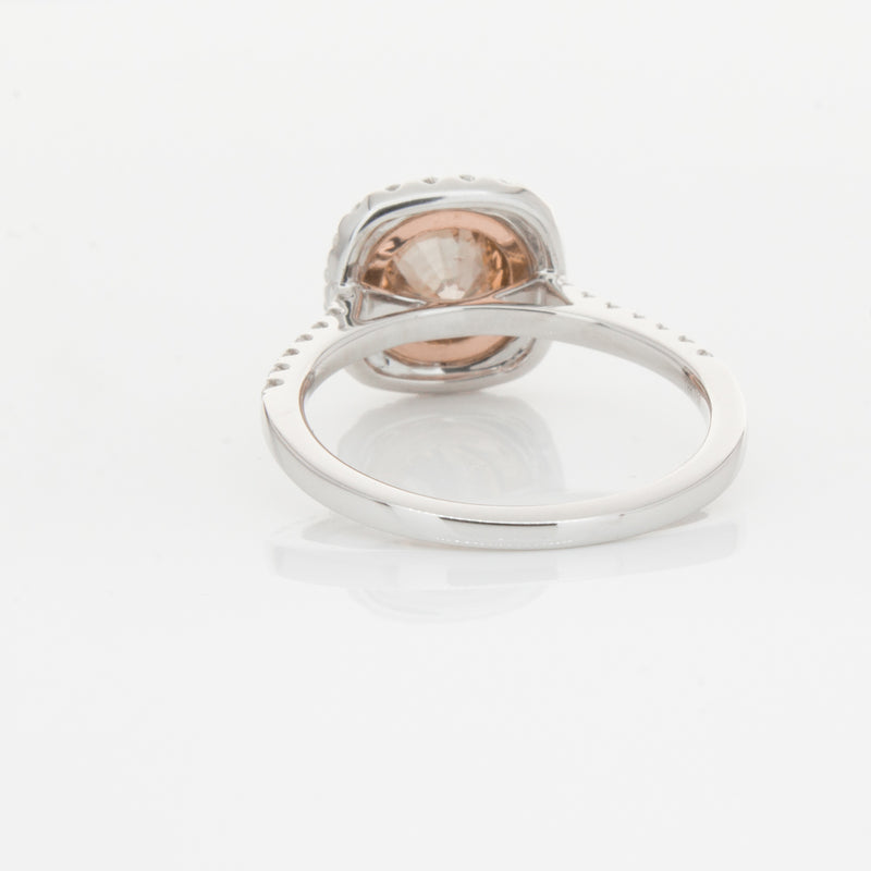 18ct White Gold 1.12ct Cognac Diamond Ring-Ring-Walker & Hall
