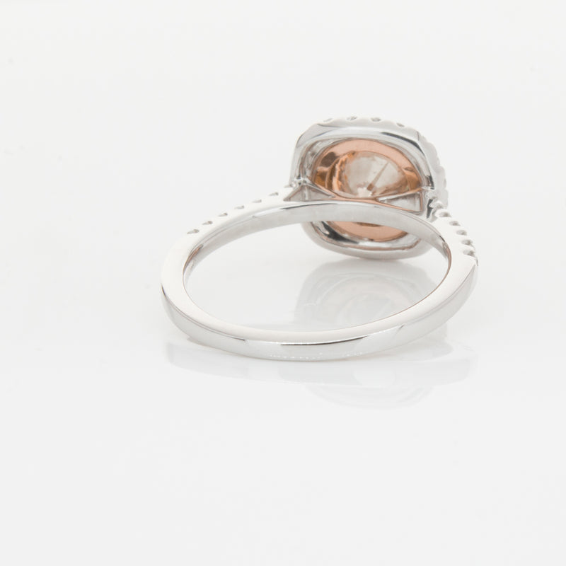 18ct White Gold 1.12ct Cognac Diamond Ring-Ring-Walker & Hall
