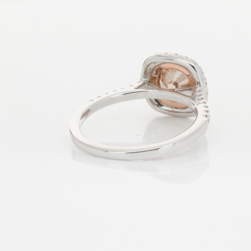 18ct White Gold 1.12ct Cognac Diamond Ring-Ring-Walker & Hall