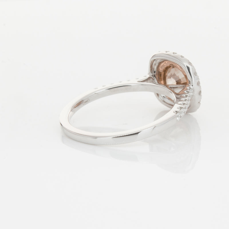 18ct White Gold 1.12ct Cognac Diamond Ring-Ring-Walker & Hall
