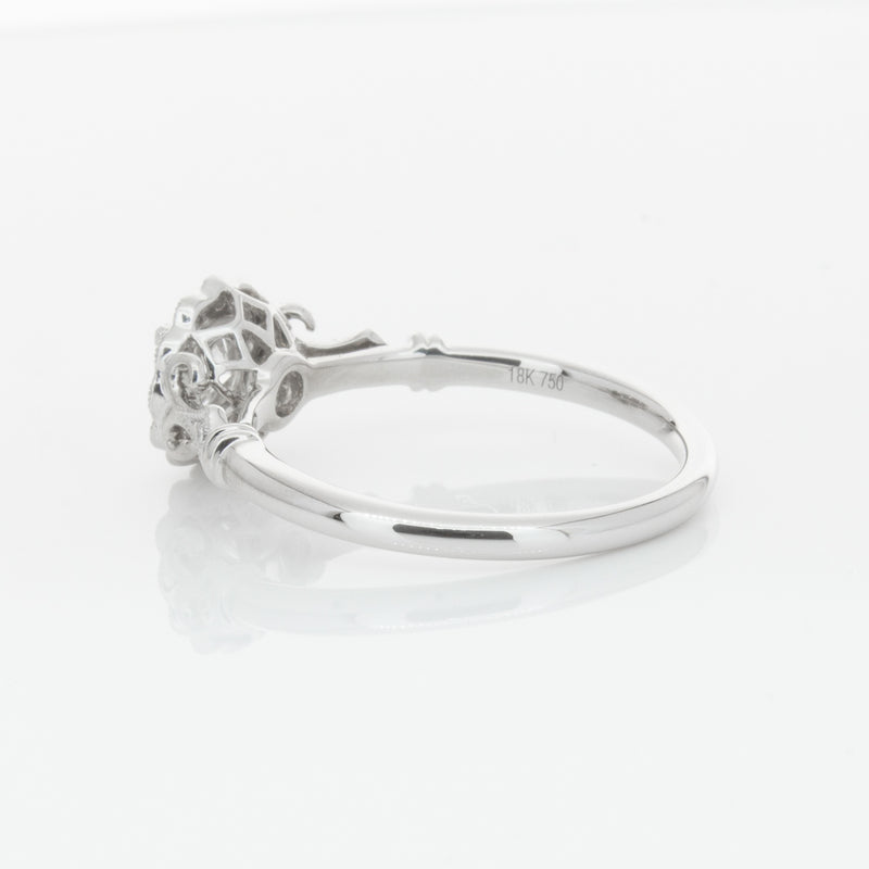 18ct White Gold .50ct Diamond Versailles Ring-Ring-Walker & Hall