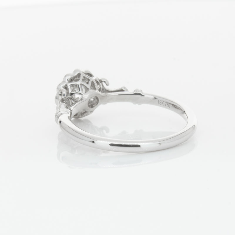 18ct White Gold .50ct Diamond Versailles Ring-Ring-Walker & Hall