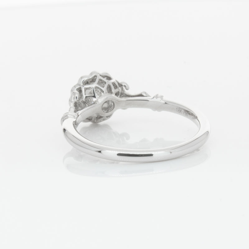 18ct White Gold .50ct Diamond Versailles Ring-Ring-Walker & Hall