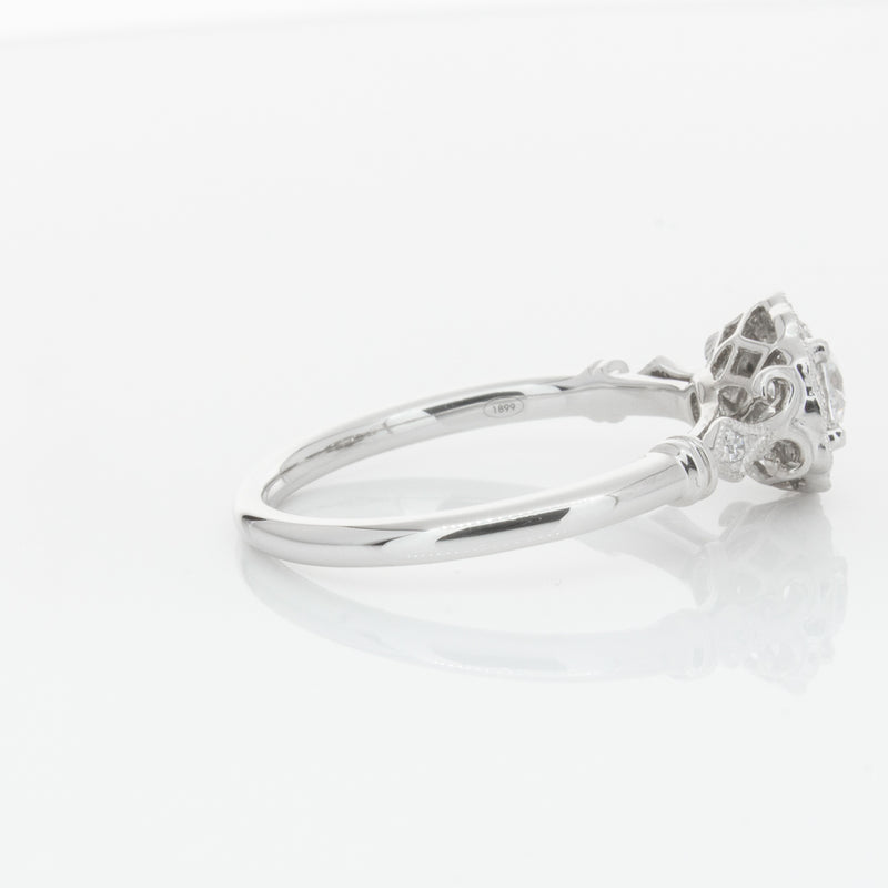 18ct White Gold .50ct Diamond Versailles Ring-Ring-Walker & Hall