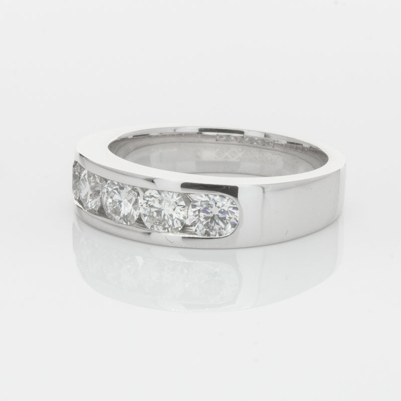 18ct White Gold 1.08ct Diamond Loire Ring-Ring-Walker & Hall