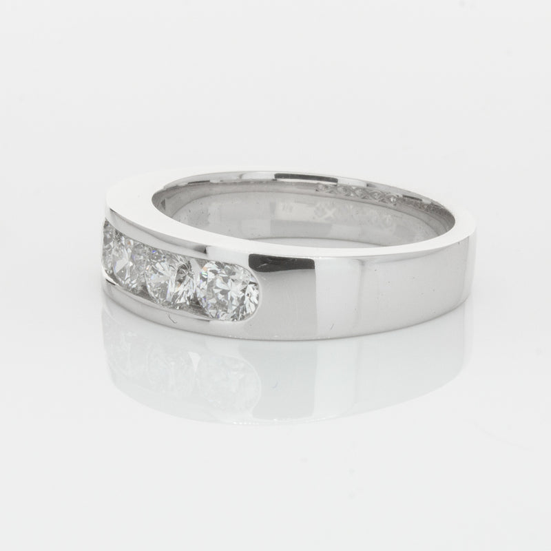 18ct White Gold 1.08ct Diamond Loire Ring-Ring-Walker & Hall