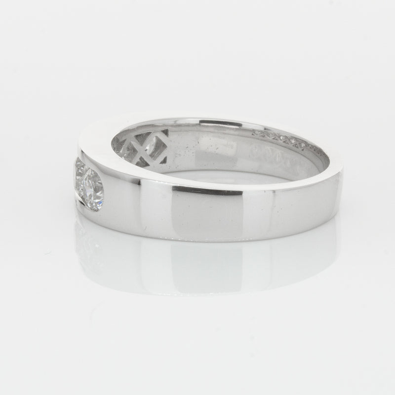 18ct White Gold 1.08ct Diamond Loire Ring-Ring-Walker & Hall