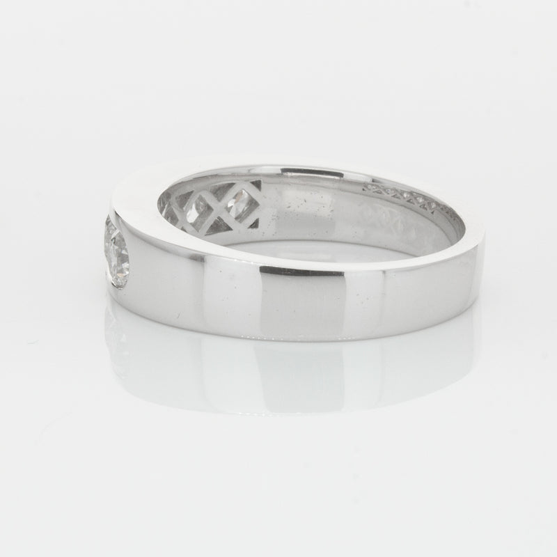 18ct White Gold 1.08ct Diamond Loire Ring-Ring-Walker & Hall