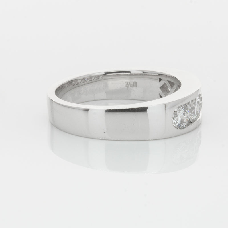 18ct White Gold 1.08ct Diamond Loire Ring-Ring-Walker & Hall