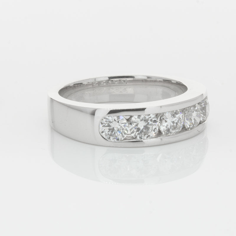 18ct White Gold 1.08ct Diamond Loire Ring-Ring-Walker & Hall